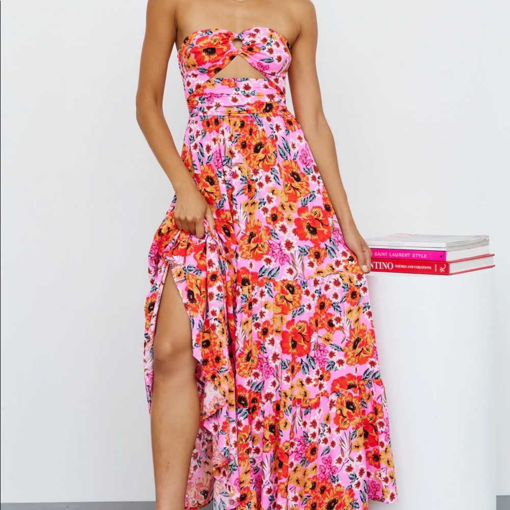 Hello molly speak to my heart midi dress (worn once)